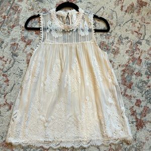 Xhilaration Lace Tank Too